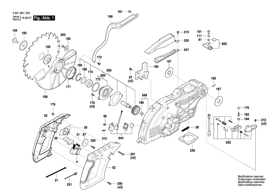 New Genuine Bosch 1609B06285 Label