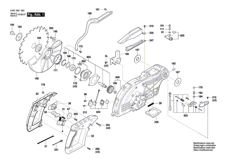 New Genuine Bosch 1609B06285 Label