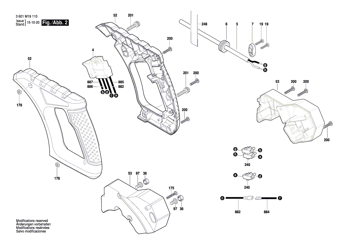 New Genuine Bosch 1609B06290 Clamping Flange