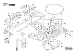 New Genuine Bosch 1609B06290 Clamping Flange