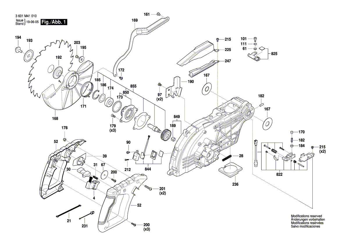 New Genuine Bosch 1609B06319 Label