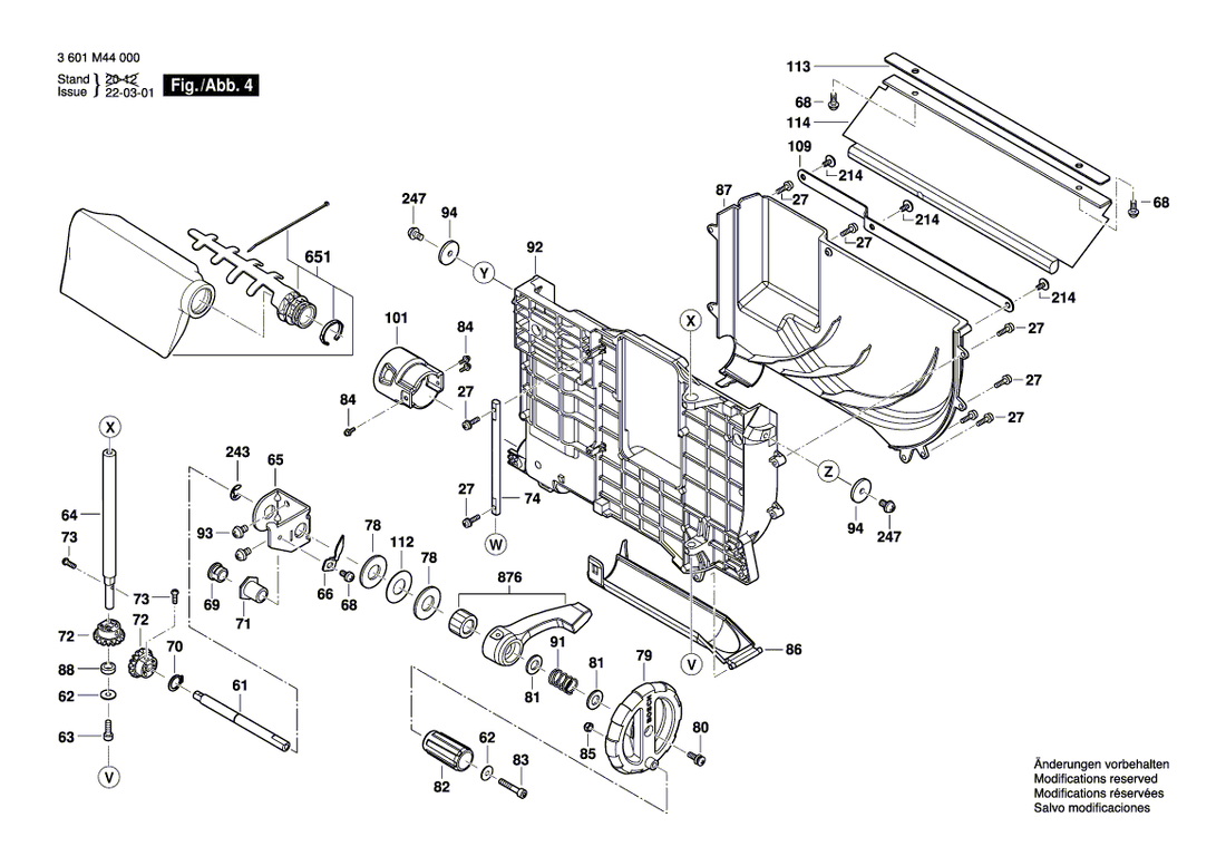 New Genuine Bosch 1609B06410 Workpiece Pusher
