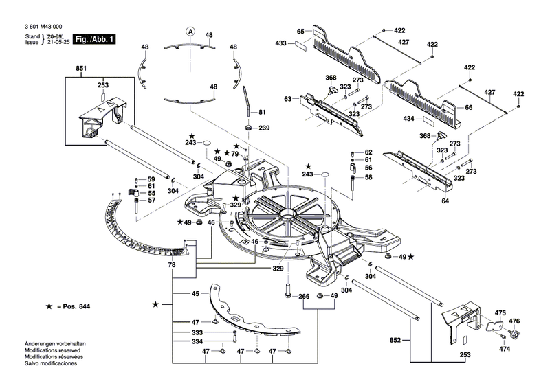 New Genuine Bosch 1609B06441 Button