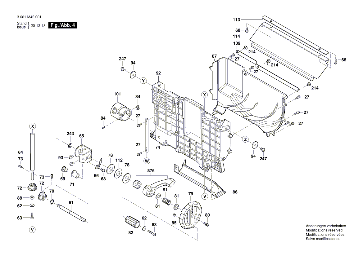New Genuine Bosch 1609B06547 Bearing
