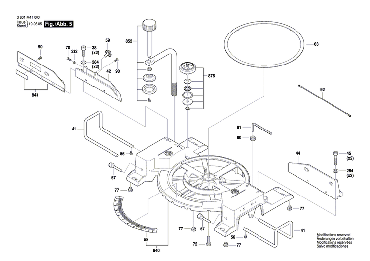 New Genuine Bosch 1609B06573 Gear