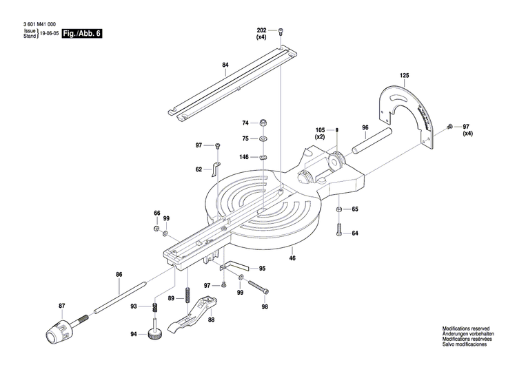 New Genuine Bosch 1609B06663 Yoke