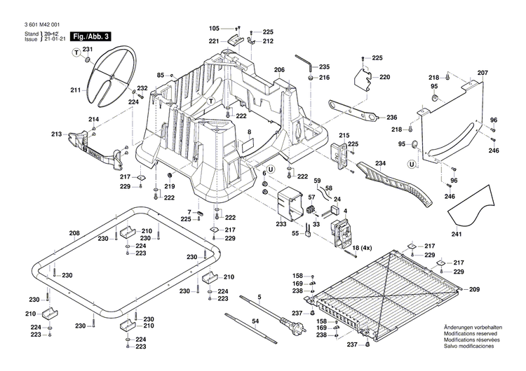 New Genuine Bosch 1609B06691 Dust-Cover Holder