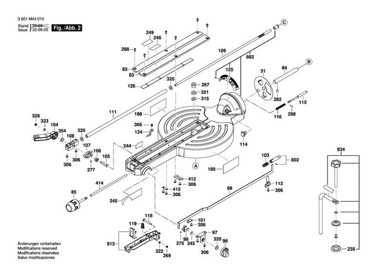 New Genuine Bosch 1609B06736 Warning Label