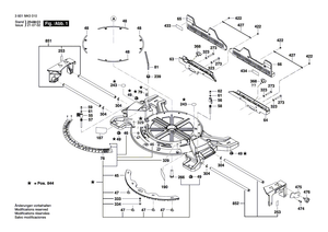 New Genuine Bosch 1609B06736 Warning Label