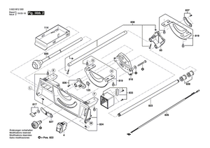 New Genuine Bosch 1609B06813 Mitre Fence