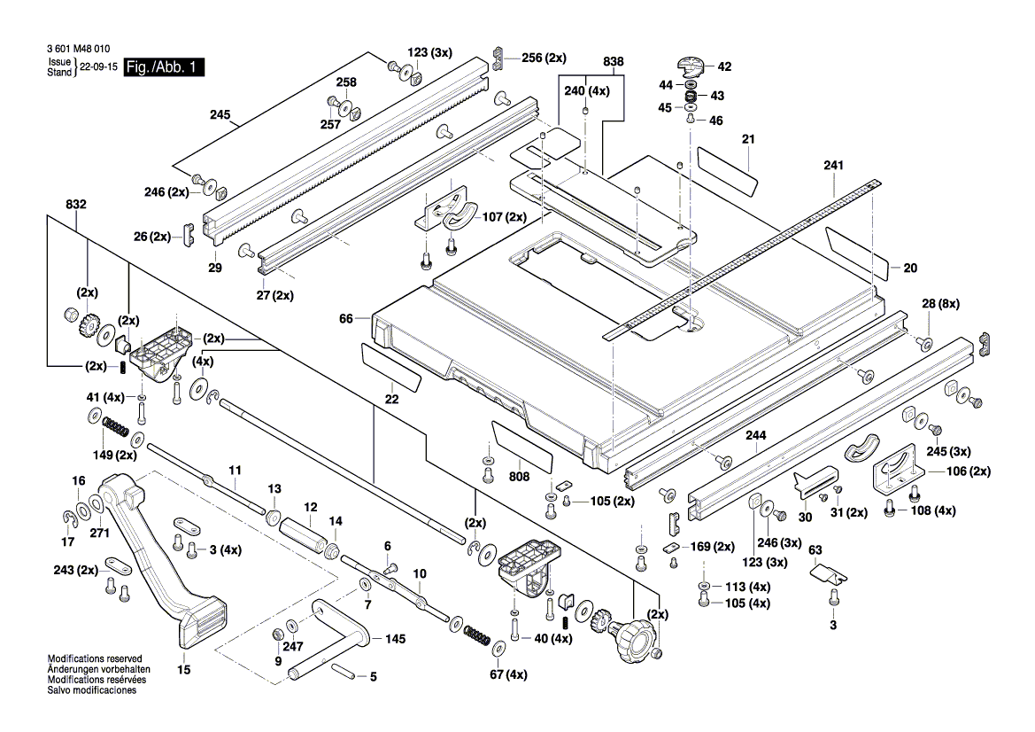 New Genuine Bosch 1609B06909 Bracket