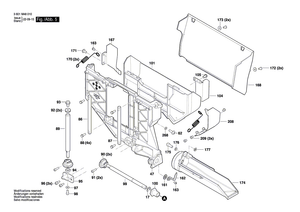 New Genuine Bosch 1609B06910 fixing plate