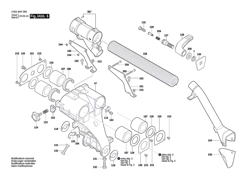New Genuine Bosch 1609B06966 Support bracket