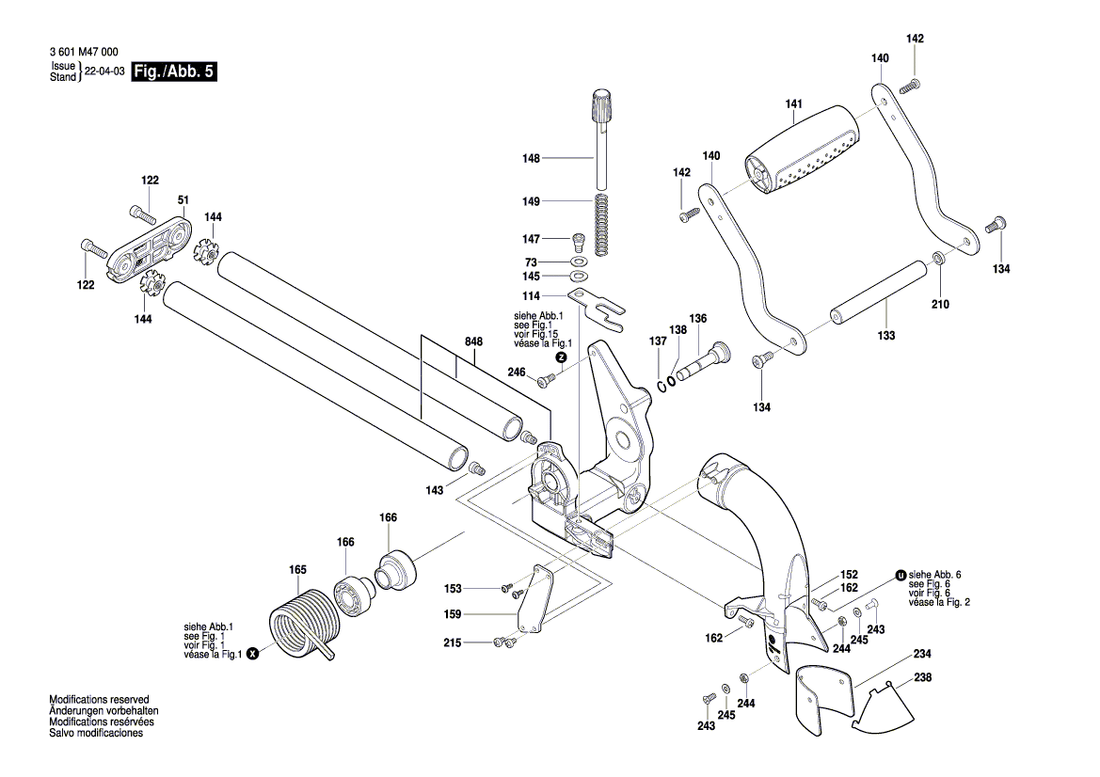 New Genuine Bosch 1609B06974 Support bracket