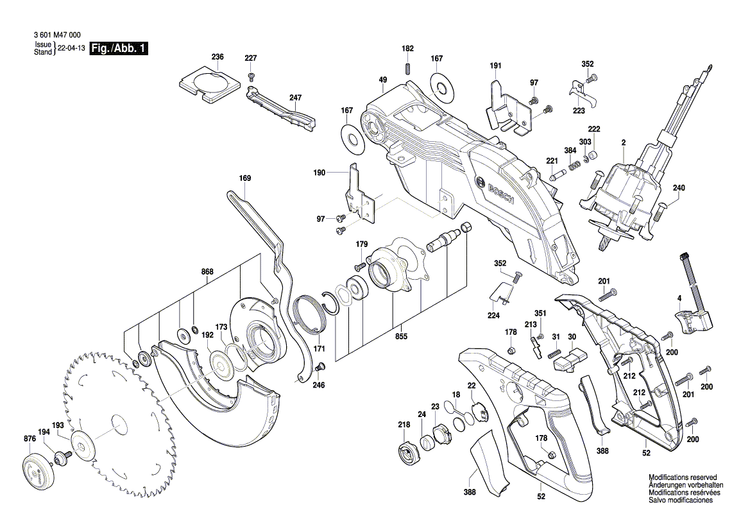 New Genuine Bosch 1609B06976 Support bracket