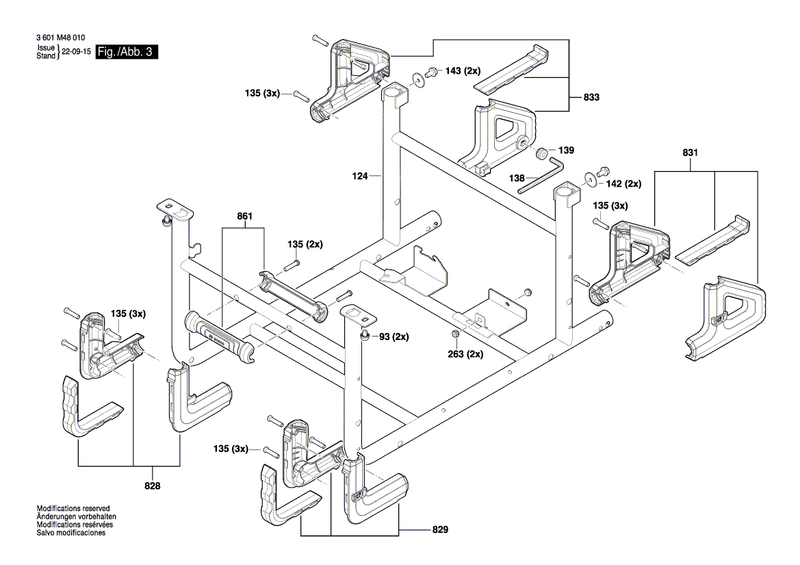 New Genuine Bosch 1609B07017 Warning Label