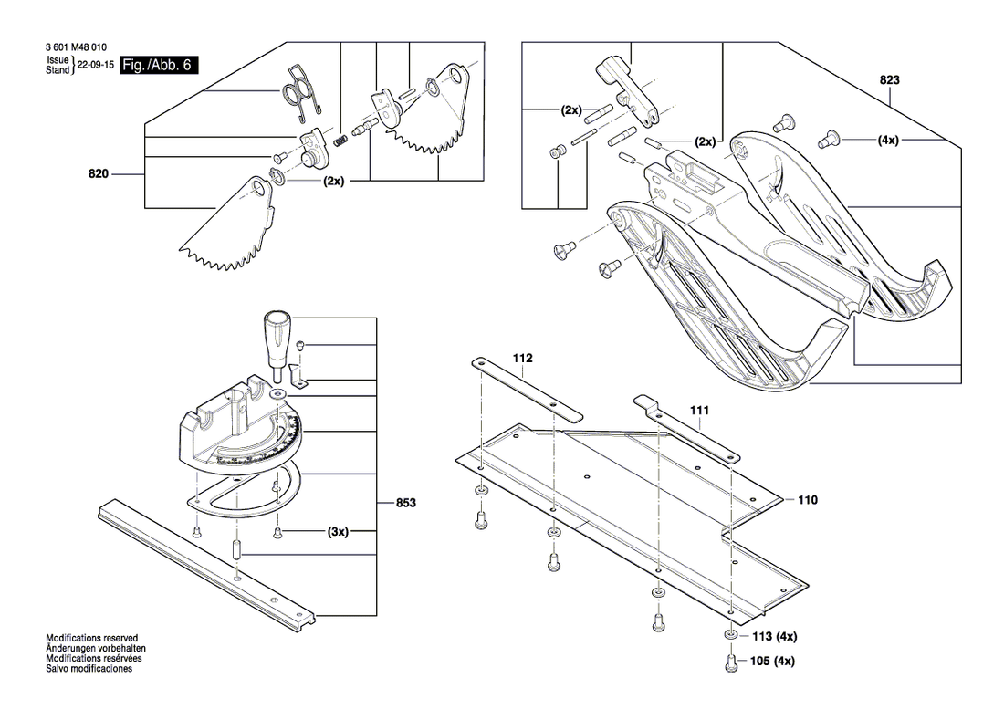 New Genuine Bosch 1609B07058 Switch Set