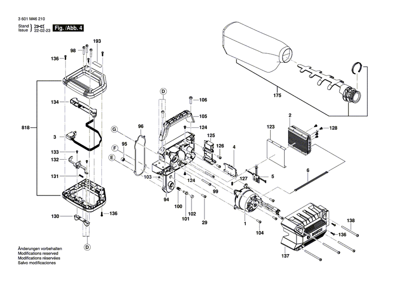 New Genuine Bosch 1609B07147 Saw Table