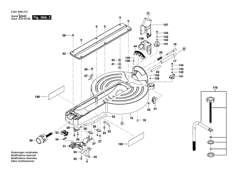 New Genuine Bosch 1609B07232 Gear Box