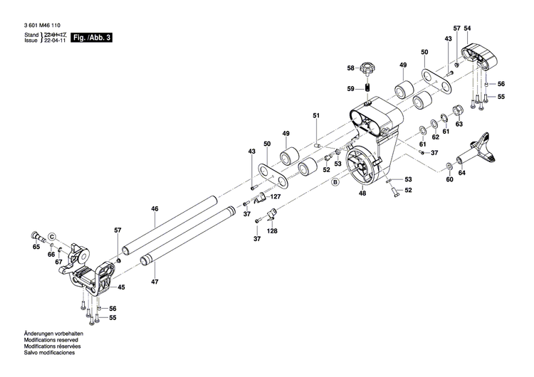 New Genuine Bosch 1609B07355 Pin