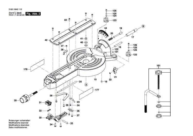 New Genuine Bosch 1609B07364 Tapping Screw