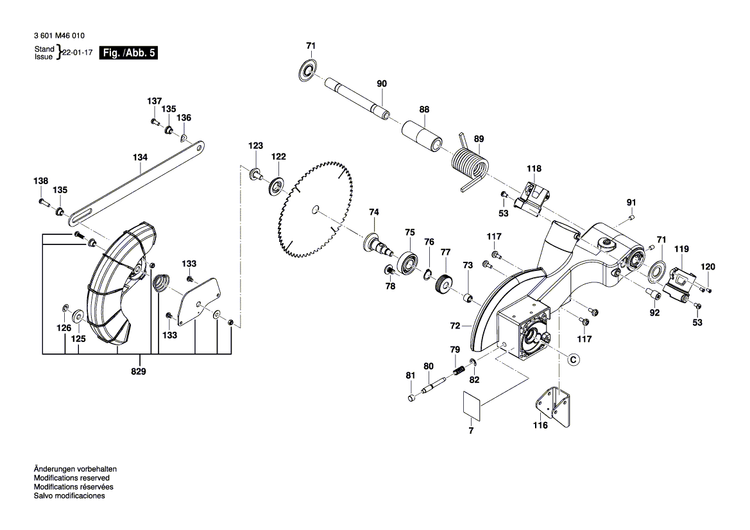 New Genuine Bosch 1609B07385 Screw