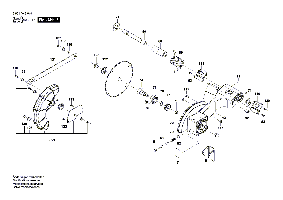 New Genuine Bosch 1609B07457 Screw