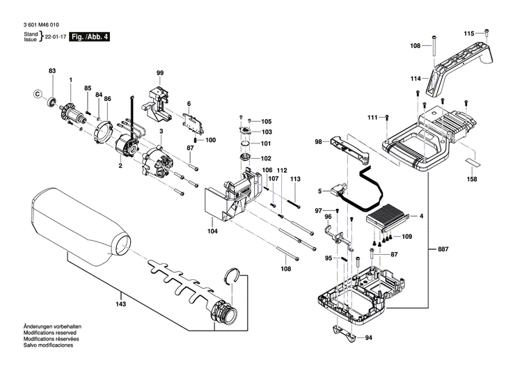 New Genuine Bosch 1609B07505 Plate