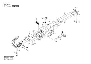 New Genuine Bosch 1609B07523 Warning Label