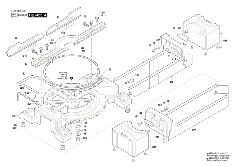 New Genuine Bosch 1609B07541 Warning Label