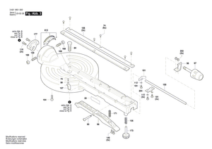 New Genuine Bosch 1609B07599 Auxiliary Support