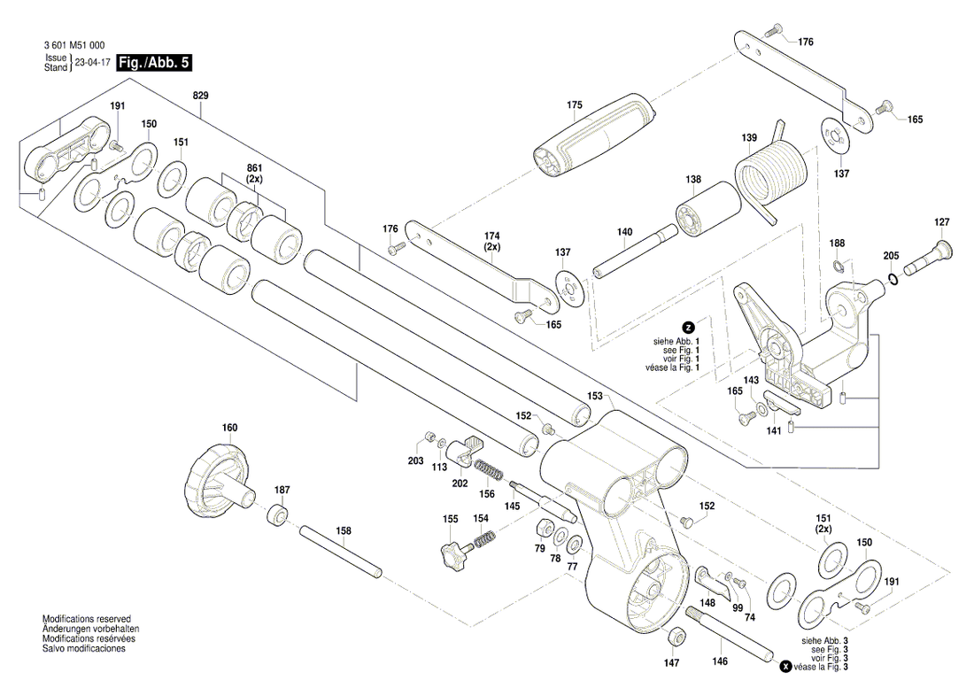 New Genuine Bosch 1609B07623 Pointer