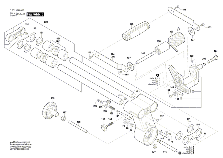 New Genuine Bosch 1609B07634 Screw