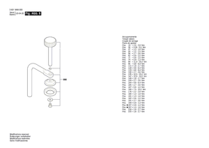 New Genuine Bosch 1609B07670 Pressure Screw
