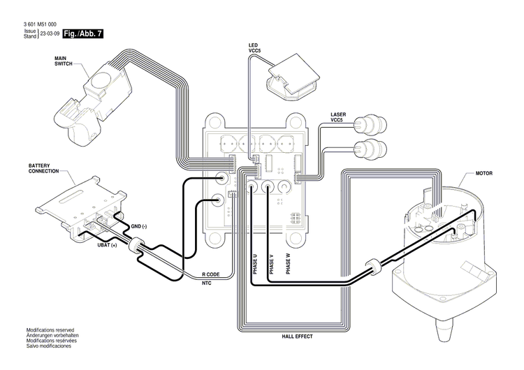 New Genuine Bosch 1609B07672 Handwheel