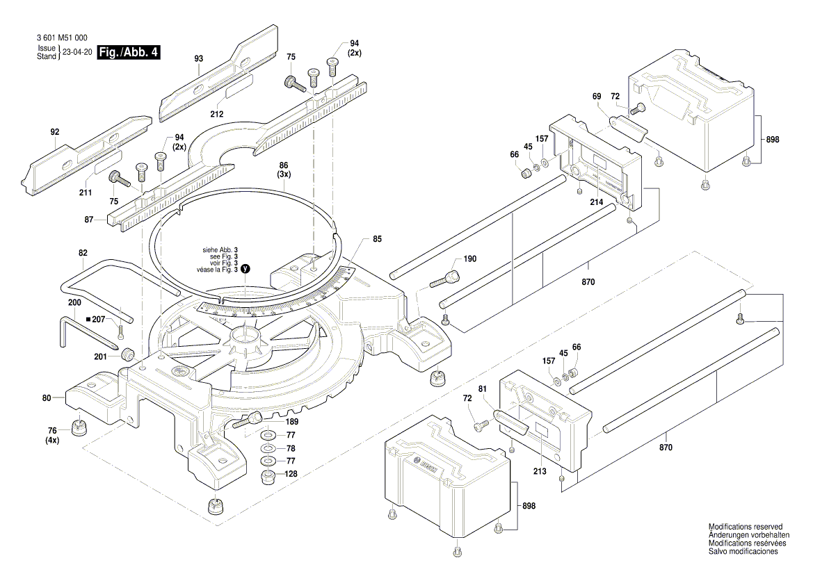 New Genuine Bosch 1609B07689 Detent plate