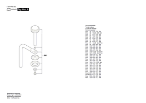 New Genuine Bosch 1609B07689 Detent plate