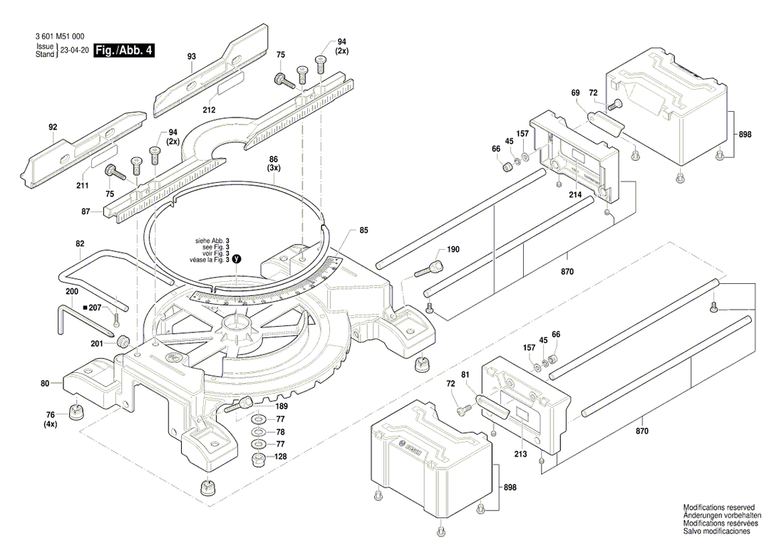 New Genuine Bosch 1609B07691 Dust Extraction