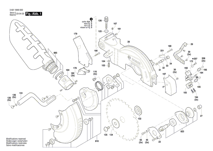 New Genuine Bosch 1609B07709 Cover