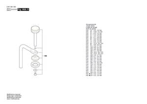 New Genuine Bosch 1609B07719 Screw