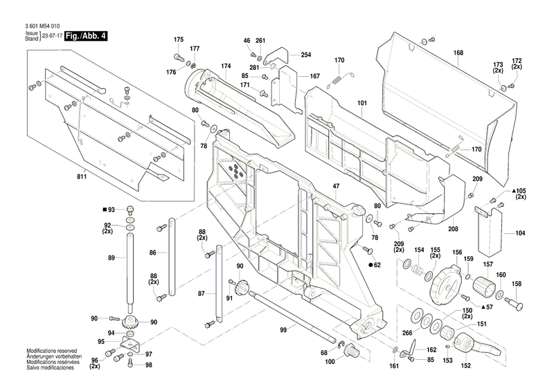 New Genuine Bosch 1609B07779 Stop Plate