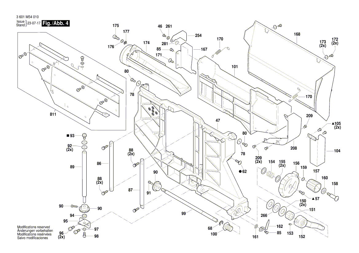 New Genuine Bosch 1609B07796 Label