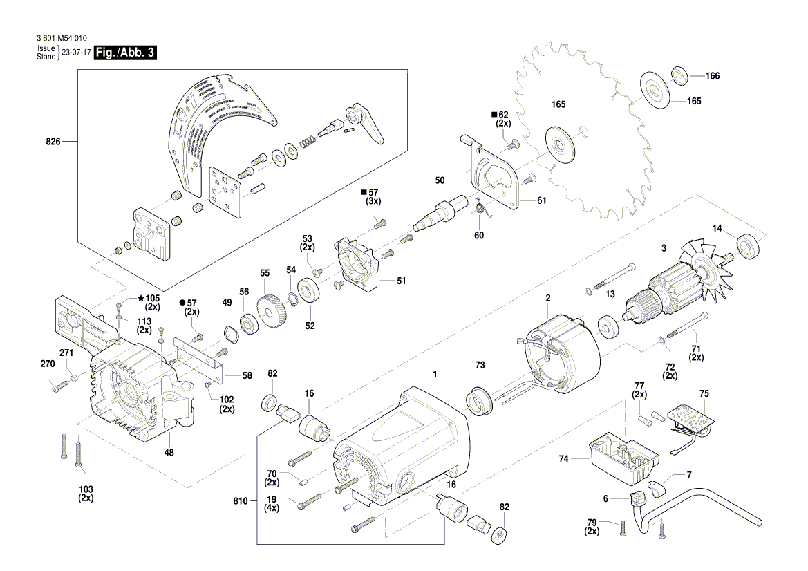 New Genuine Bosch 1609B07813 Screw