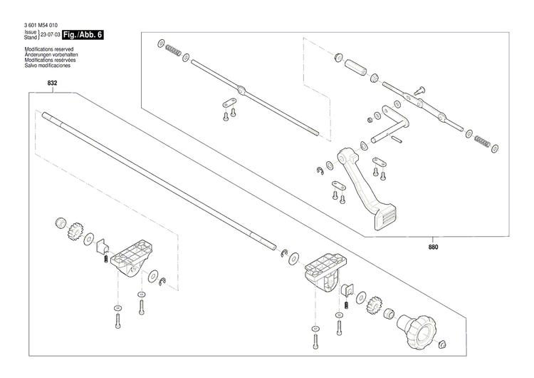 New Genuine Bosch 1609B07970 Torsion Spring