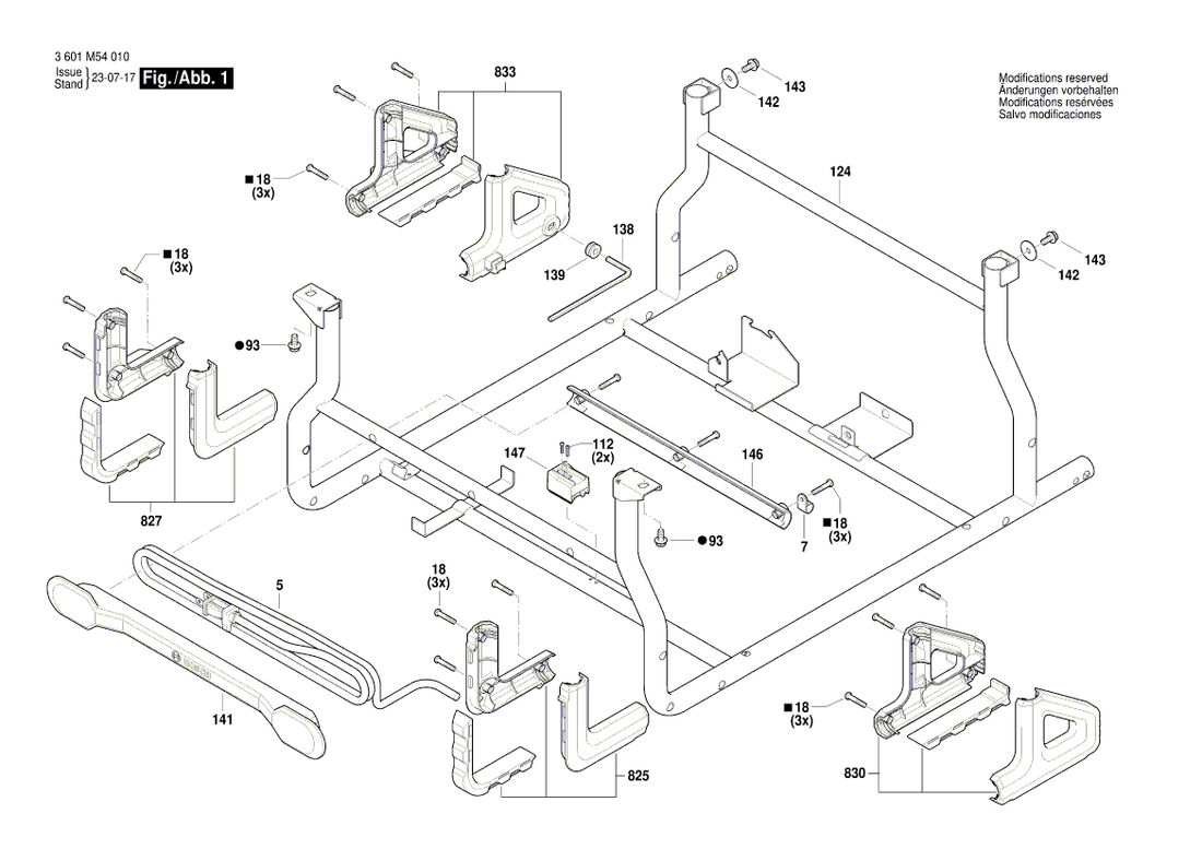 New Genuine Bosch 1609B07970 Torsion Spring