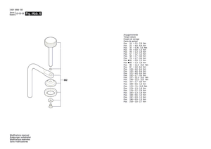 New Genuine Bosch 1609B08068 Base