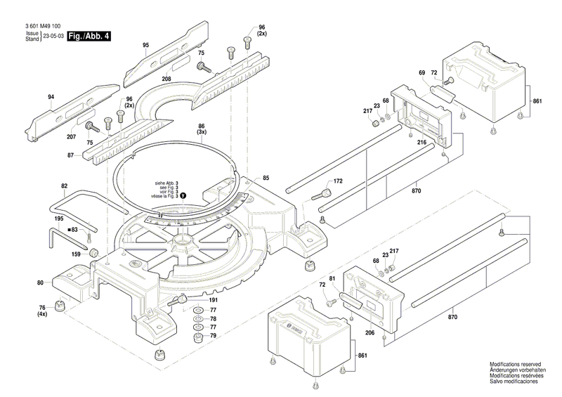 New Genuine Bosch 1609B08094 Connecting Link