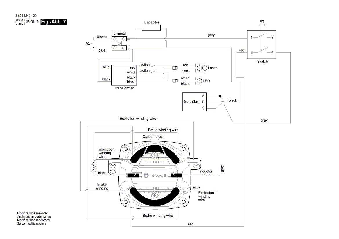 New Genuine Bosch 1609B08109 Cover