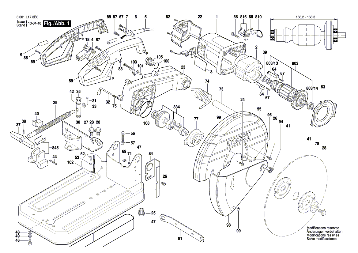 New Genuine Bosch 1609BN0016 Nameplate