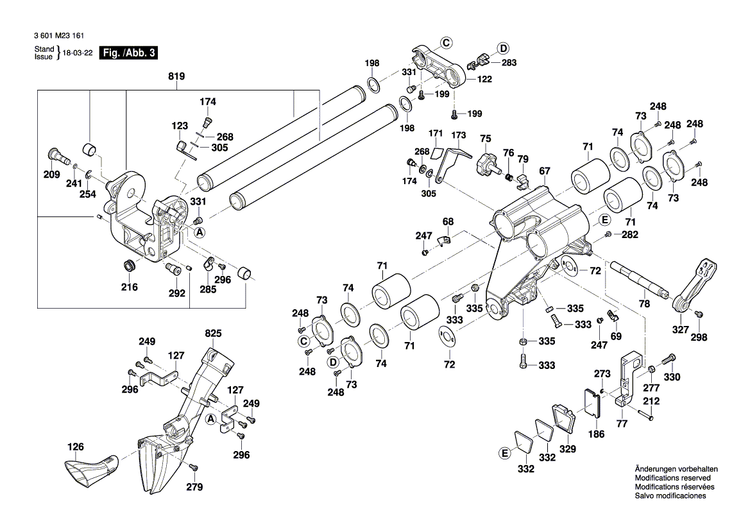New Genuine Bosch 1609BN0208 Nameplate